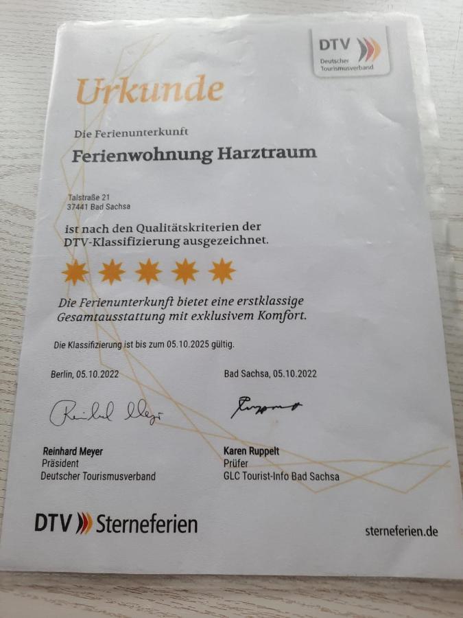 Ferienwohnung Harztraum 巴特萨克萨 外观 照片
